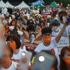 APR2P's tweet photo. Asia Pacific youth stand in solidarity with young people in Myanmar ... you are not forgotten.....we will do all we can to continue to raise awareness and advocate for a peaceful resolution to the situation in Myanmar. #R2P Read statement https://t.co/L15gN1KRFO https://t.co/ltiRUZeaPr