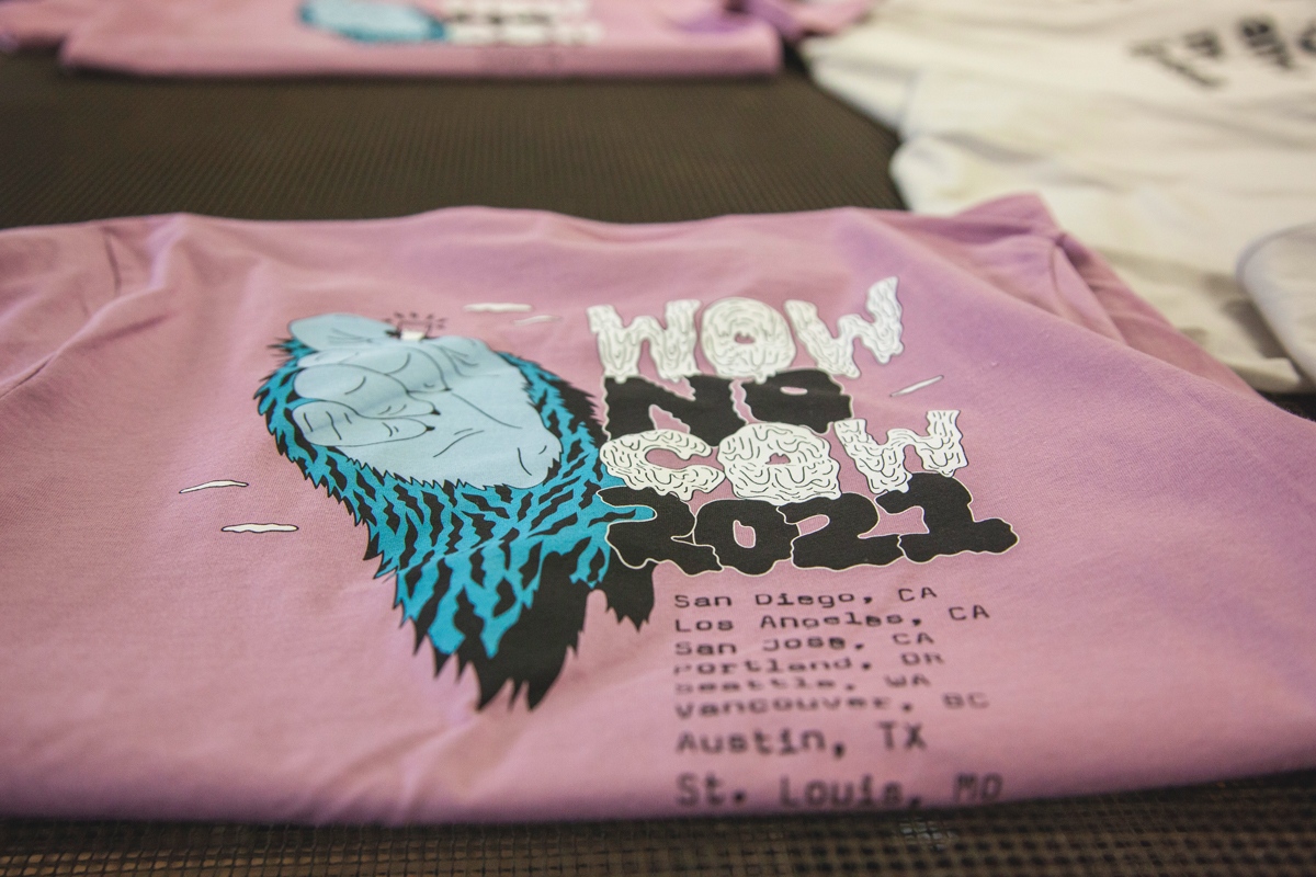 trustprintshop's tweet photo. Wow. No. Cow.
•••
Some sick shirts for @oatly with great design on a beautiful faded tee. These shirts look and feel as good as Oatly Ice Cream tastes.
•••
#oatly #oatmilk #wownocow https://t.co/OdADFOvZkE
