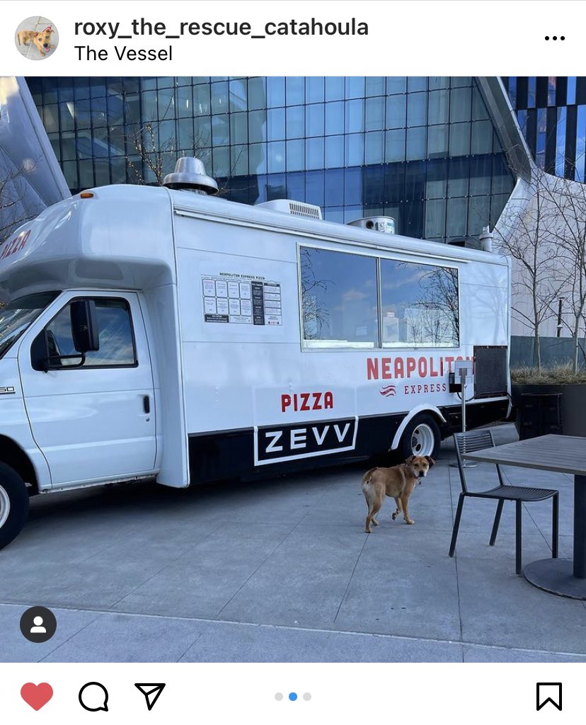 NeaExpress's tweet image. .@HudsonYardsNYC Parked every day 12pm-8pm 😍🍕**Vegan and Gluten free options available!!** #hudsonyards #nyceats #nyc #nycvegan