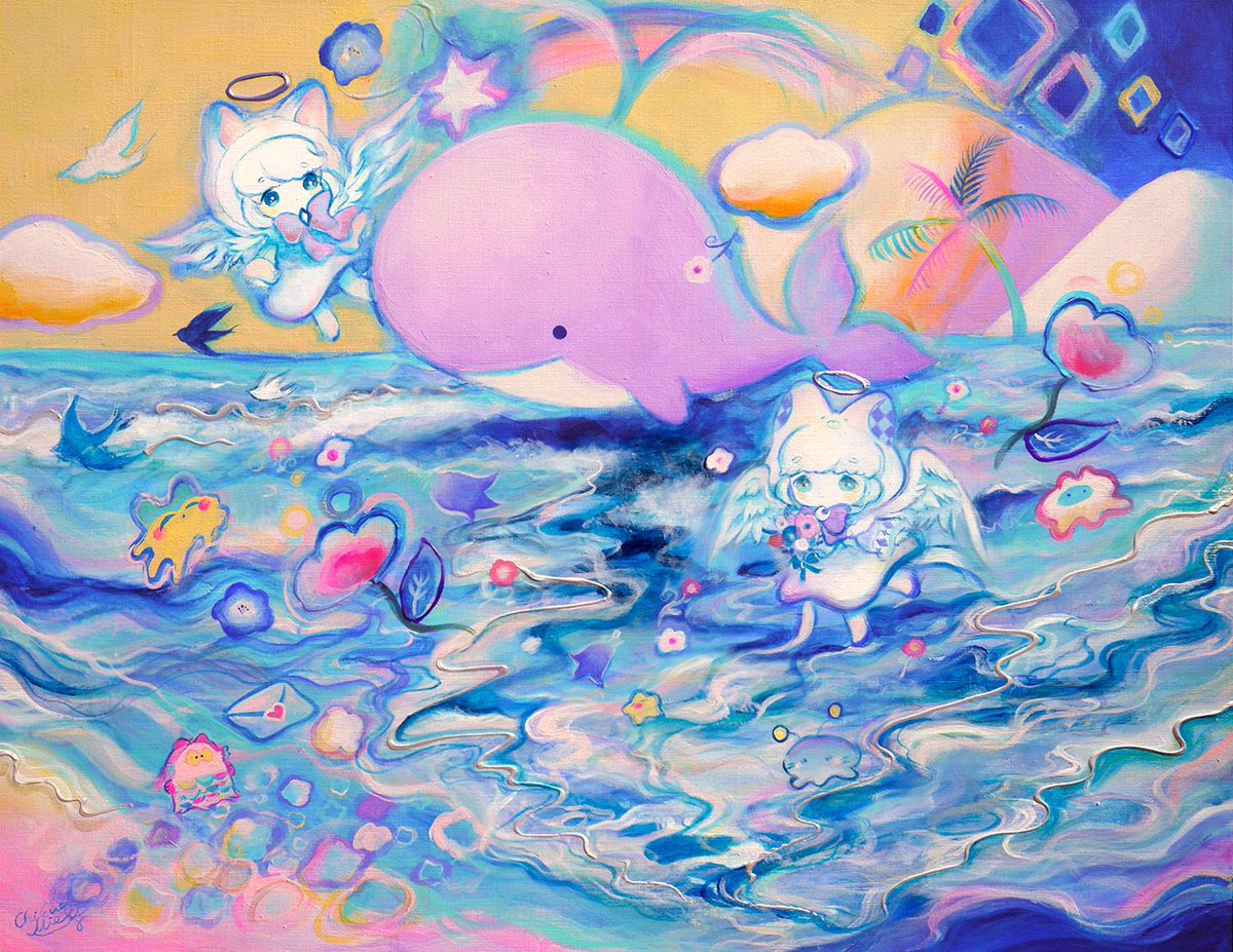 「#今月描いた絵を晒そう
実りある3月でした? 」|ちくわミエル 𝘤𝘩𝘪𝘬𝘶𝘸𝘢𝘮𝘪𝘦𝘭のイラスト
