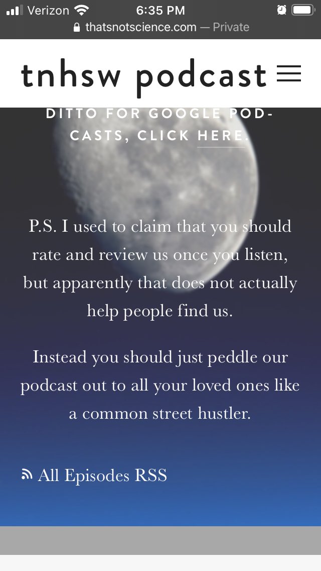 TNHSWpod's tweet photo. I was looking over the main page of our website for the first time in a while, and my gosh it is weird. https://t.co/8luIjkB9o2