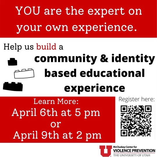 The MCVP is hosting information sessions to recruit graduate students with minoritized identities to collaborate on creating identity-specific educational programming for undergraduate students. Head to our website for more information!