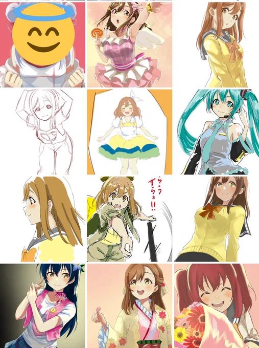 #今月描いた絵を晒そう 
残業多すぎて描く余裕が… 