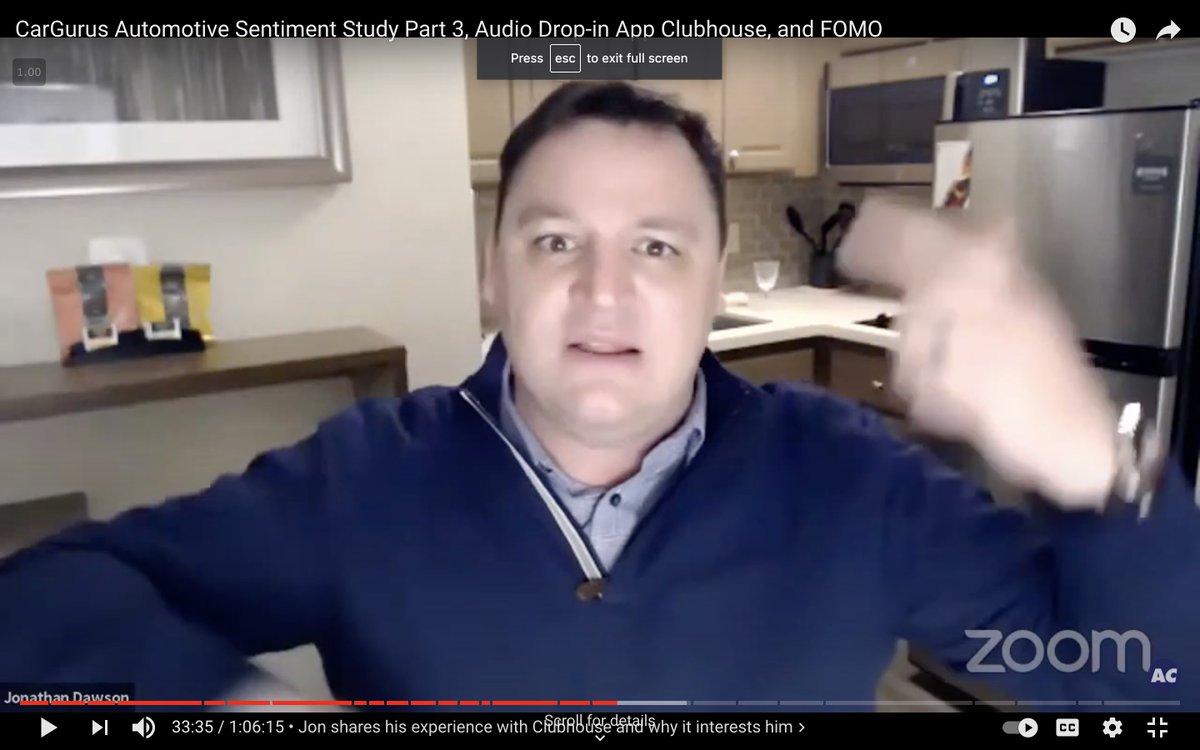 Jon Dawson from <a href="/sellchology/">Jonathan W. Dawson</a> explains "Why we should care about Clubhouse" last month on the MTC Show at 30:16 ow.ly/alKP50DYbR8