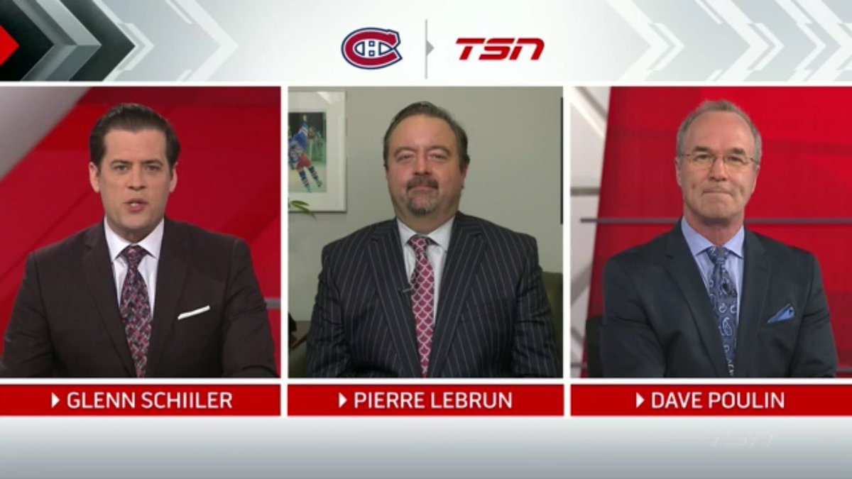 TSNHockey's tweet photo. GAME NIGHT with @GlennSchiiler, @PierreVLeBrun &amp; @djpoulin20: Which team faces the bigger challenge tonight - Habs or Oilers? https://t.co/YgKfZdqHyG

#TSNHockey https://t.co/XDxXJXtsKR