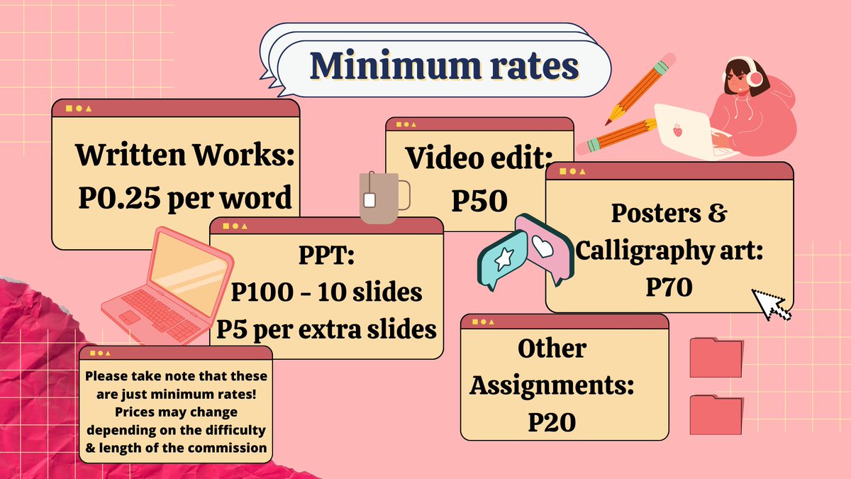 HARRYSMIS0's tweet photo. HELP RT/PLEASE RT!!!

hello everyone!! i'm trisha, a grade 11-stem student who'd like to offer academic commissions at affordable prices!! for inquiries &amp; proof of credentials, please don't hesitate to send me a DM !! 🧡📩

#acadcomms #academiccommissions https://t.co/vDK6xrDwEK