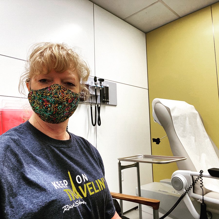 DowneyMagee's tweet photo. Second jab...will resume travel! #besafeandhavefun #ricksteveseurope #keepontraveling https://t.co/20XRU0B7k5