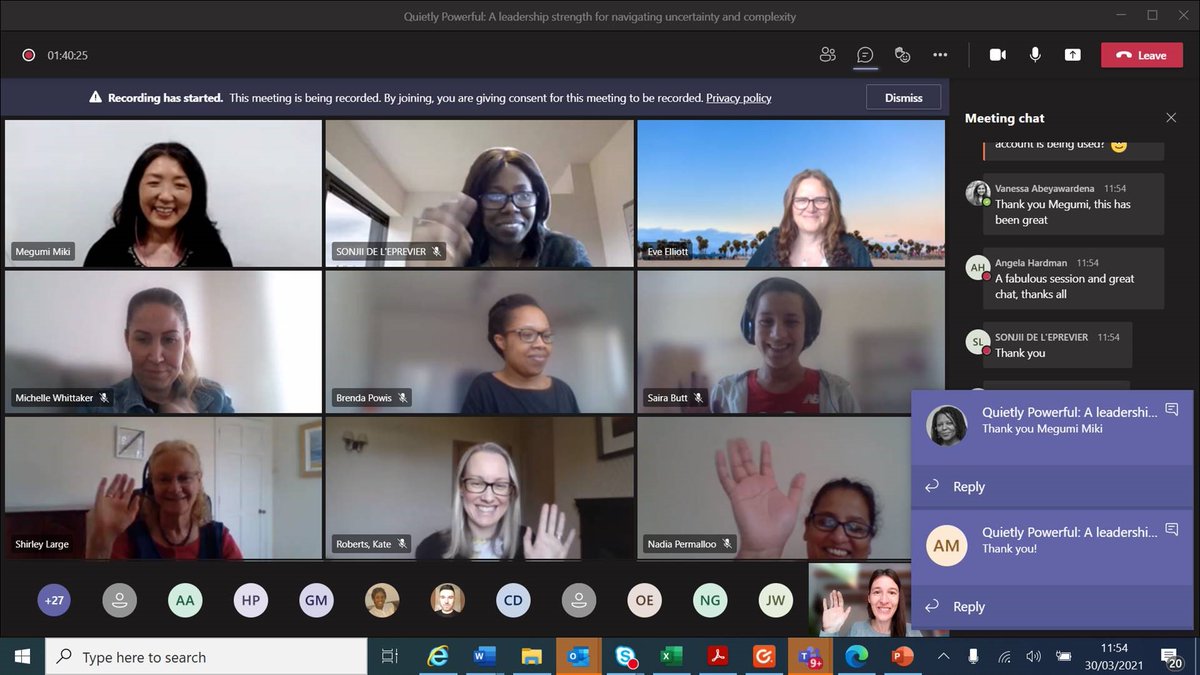 megumimiki1's tweet photo. Wonderful to connect with the amazing team at @Phe_uk (Public Health England) at their #BetterTogetherConf to share why Quietly Powerful leadership is needed now, more than ever! 12pm in the UK, 10pm in Melbourne last night - hopefully, I was coherent enough! https://t.co/8RYZn6RgL1
