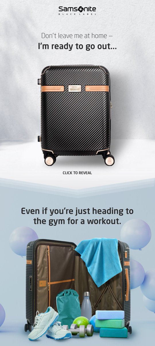 samsonitejpn's tweet photo. あなた自身もスーツケースも旅に出たがっています。
しまったままにせず、中を開けチェックしてみてはいかがでしょうか?
次の冒険に向けての準備をしましょう!
▼リッチモンド2
https://t.co/uosYoQahzj
#samsoniteblacklabel #サムソナイトブラックレーベル https://t.co/dEKYRPJ7ps