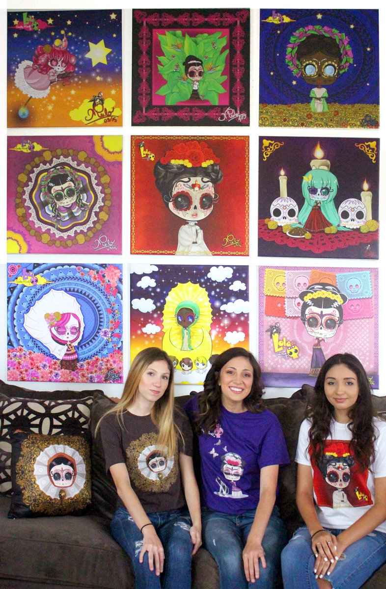 LolasCandyWorld's tweet photo. Lola’s Candy World - came to buy your Lola’s products at https://t.co/FpplpQXvQC  #lolascandyworld #mexicanart #candyworld #sugarskull #vectorart #FridaKahlo #virgendeguadalupe #Lola #Lupe #Quetzal #Ramona https://t.co/uaFL2Pbtp4
