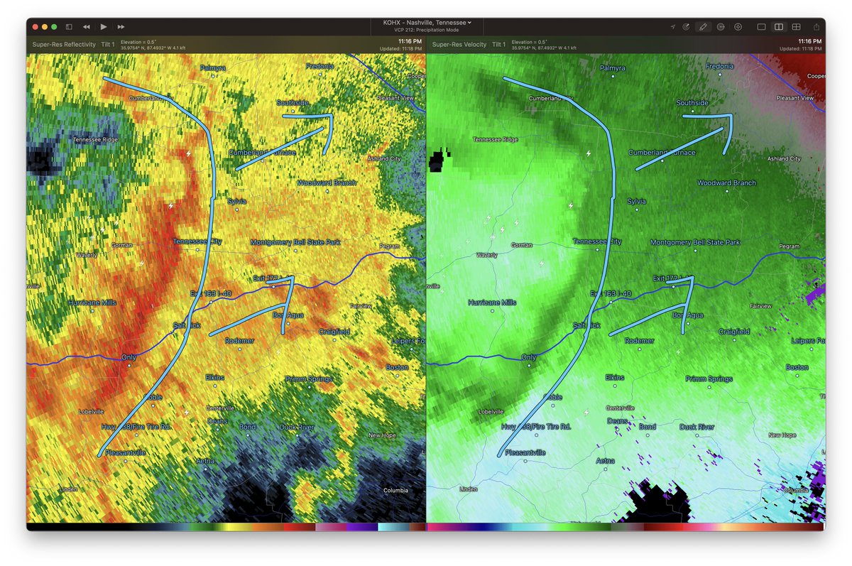This storm has quite the wind shield with it as it pushes through. It’s sub-severe at the moment. Hoping it stay that way and doesn’t cause wind damage.