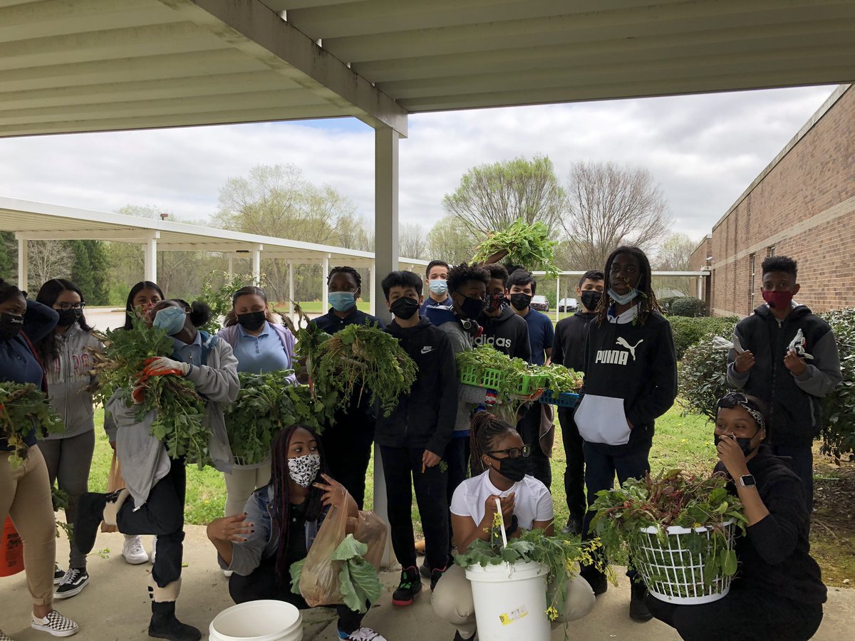 Harvested our winter garden today. The kids had a blast! Still so much to do to prepare for our summer garden. <a href="/CooperSTEMAcad/">Cooper Stem</a> <a href="/CooperMS_Art/">Cooper MS Art</a> <a href="/DanielCHarbert/">Daniel Harbert</a>