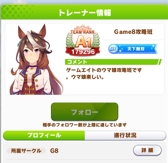 Chokudai 高橋 直大 Atcoder社長 ウマ娘のはなし ゲーム攻略情報を纏めるgame8さんが 俺らの攻略が正しいぜ というのを実力で証明しに行ってるスタイルめっちゃ好き コメントが ウマ娘楽しい なのも Game8内でサークル作ってそうなのも全部