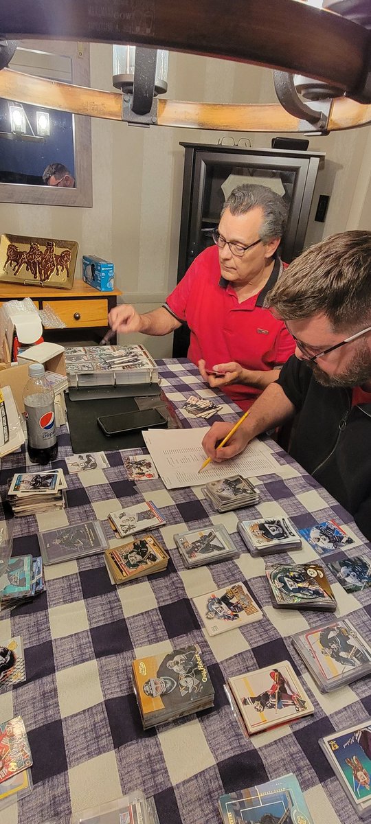 MegJackstadt's tweet photo. @guy_hebert please observe all these cards are you.  All the cards in the binder....you.  all the cards in the box (you guessed it) YOU! https://t.co/1fj4VTITku