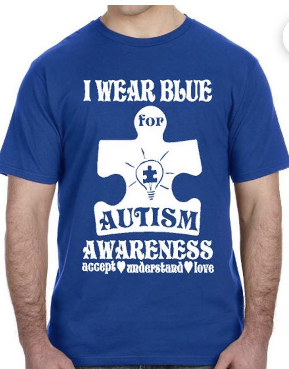 shcsparis's tweet image. On Thursday April 1st we all wear blue for Autism. Show your support by wearing your best blue. Spread the word! #AutismAwarenessWeek2021