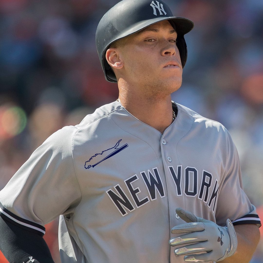 AmitySports's tweet photo. Anyone else ready to see Aaron Judge obliterate baseballs in a few days? Get your Yankees outfit before it’s too late! Only available until April 15th. We’ve got the coolest baseball logo in New York for ya.

https://t.co/KYsdZ37SQP

#LongIsland #baseball #Yankees https://t.co/5lsAMcMlIV