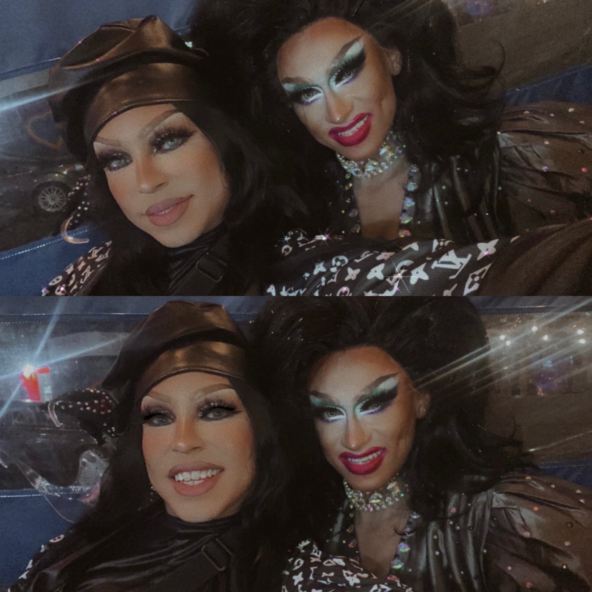AmouraTeese's tweet photo. ¡Perra perra perra! ¡Ella ella Ella! #delilahbefierce #hermanas #drag #dragqueens #sfdrag #latinxqueens https://t.co/wDWc3wx9XT