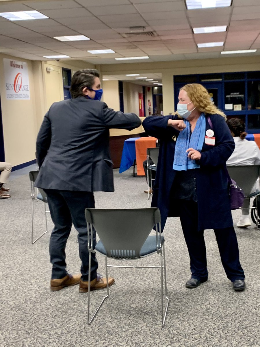 ehackman's tweet photo. We were #SOexcited to welcome #SUNY Chancellor, Dr. Jim Malatras to @SUNY_Orange today. Thank you, Chancellor, for taking the time to visit and listen, and for your support of our students’ learning and success #foodsecurity #SUNYTogether #SOEX https://t.co/ork0CWHwmL