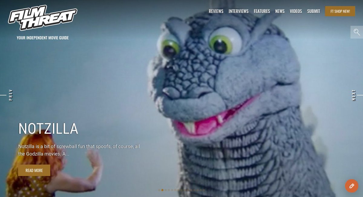 FilmThreat's tweet photo. "...once hatched, this particular monster-baby...will grow uncontrollably large when it consumes alcohol..." Bradley Gibson finds the little kaiju Notzilla to be awfully cute.
https://t.co/O1htxCZQSs #SupportIndieFilm #Notzilla #Comedy #Kaiju https://t.co/dq5sXdzBrL