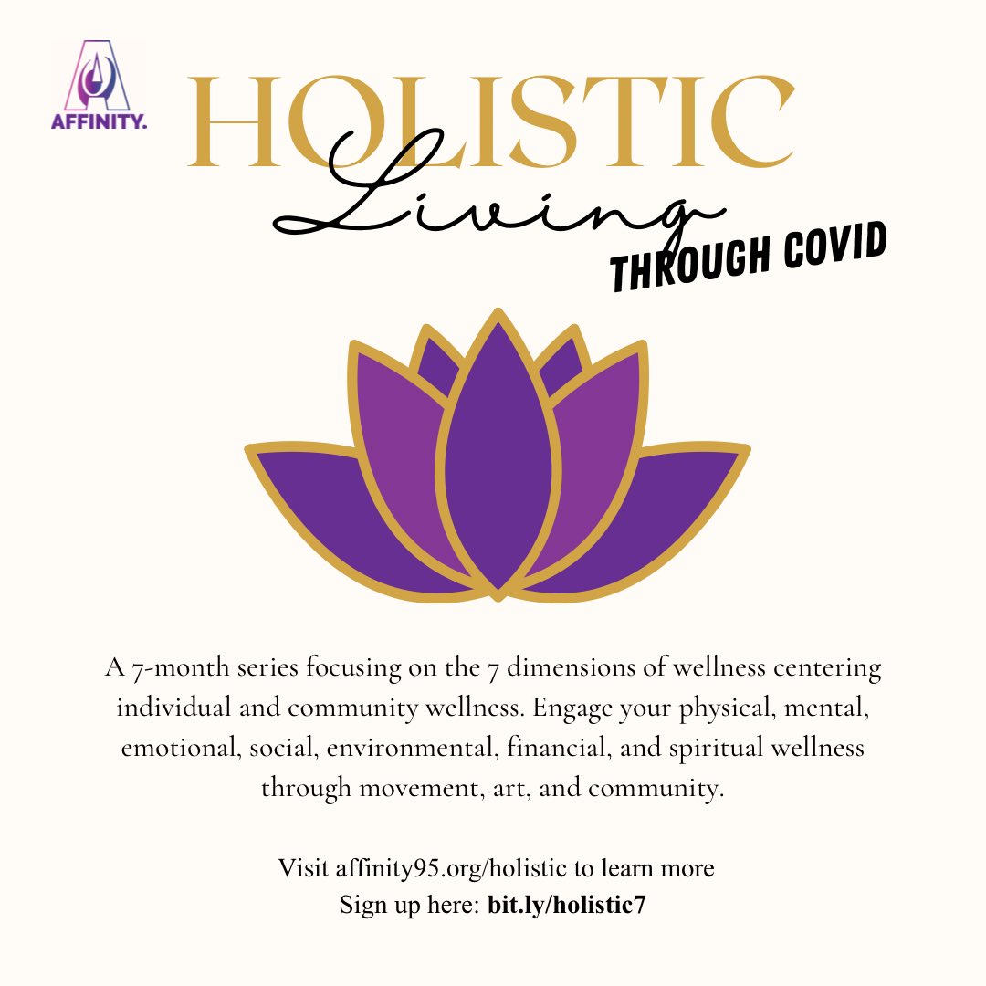 affinityCS's tweet image. Kicking off our Holistic Living Through COVID series with TBanks @tbanksmultis (she/her) leading us in some "Functional Movement" to activate our Physical Wellness

Register here: bit.ly/holistic7 

#weareaffinity #holisticliving #communityundivided