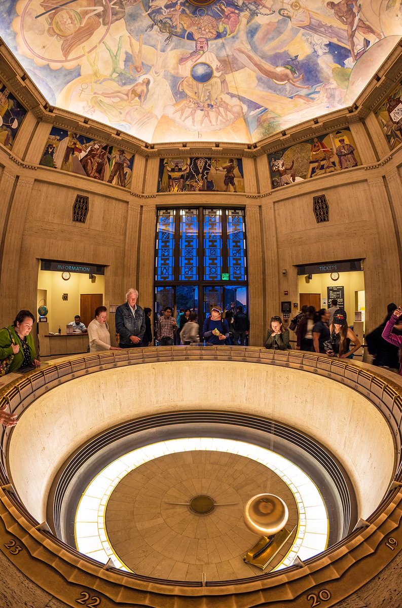 CatholicSciGeek's tweet photo. Did you know?...
Léon Foucault, inventor of the Foucault Pendulum, was also a Catholic. 
I grew up in Los Angeles and recommend checking out the Foucault Pendulum at the Griffith Observatory! - Wikipedia https://t.co/7fNHLT0xHH https://t.co/ZgxA8IbhuJ