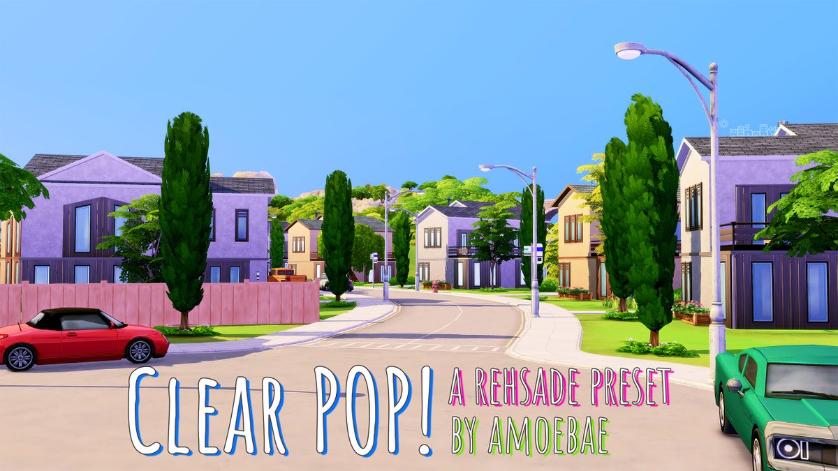 pictureamoebae's tweet photo. Clear POP! ReShade
Made as a commission for the lovely @ShoobySims, Clear POP! is now available for everyone.
Details & download: https://t.co/0goPxJaKch
#ts4 #ts4reshade https://t.co/ZWqvp4WopS