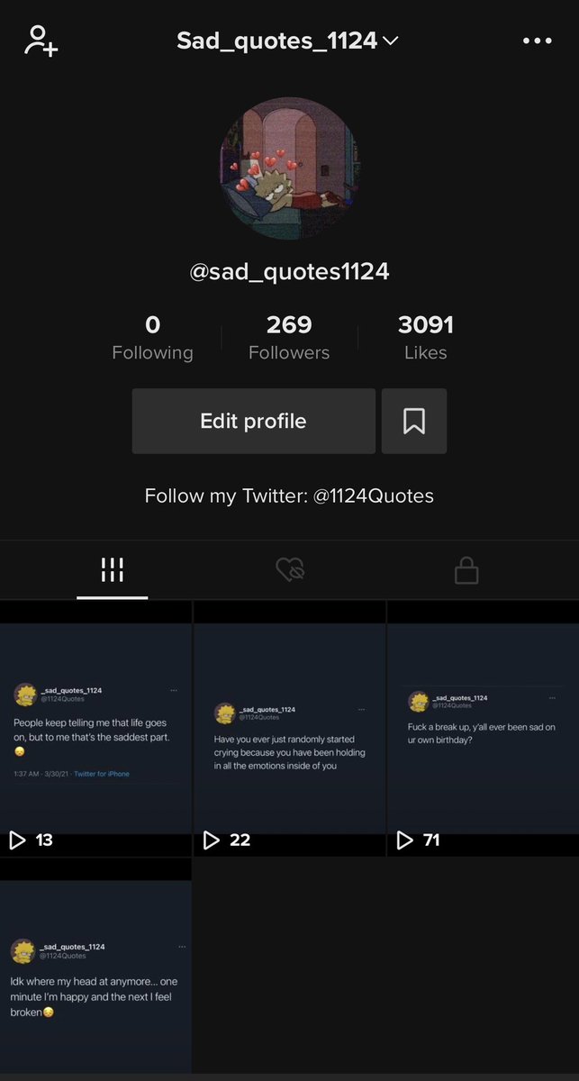 Sad Relatable Twitter Quotes For Tiktok - itsessiii