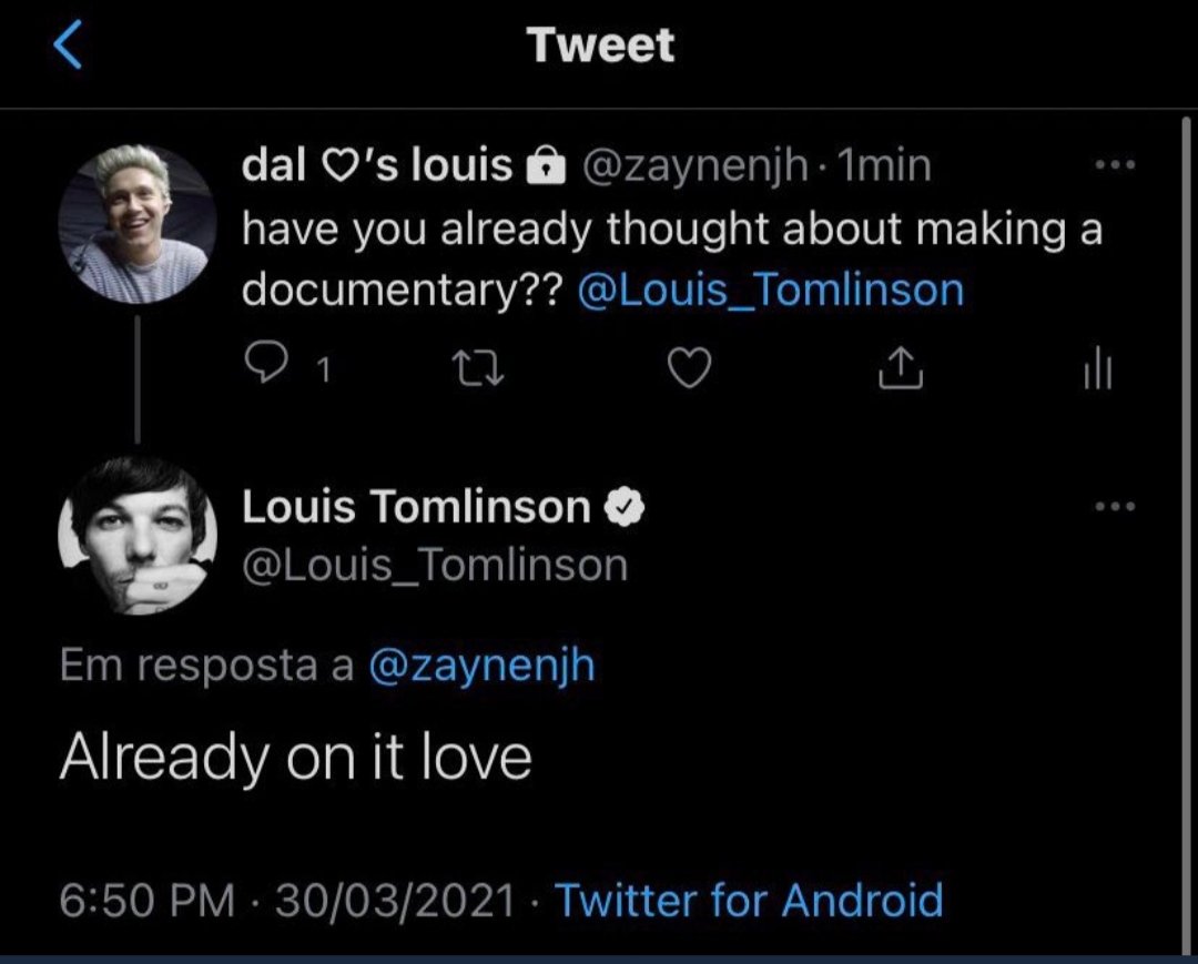 MaraMer19462772's tweet photo. #TOP50LOUISTOMLINSON
Estoy en shock!!!!!!estoy tan feliz por Louis no solo por el documental 
También por toda su música y logros 
Ha sido una persona muy fuerte
#1D #LarryStylinson #HarryStyles #LouisTomlinson
#OneDirection
#LiamPayne #ZAYN
#NiallHoran #Louis_tomlinson #LOUIES https://t.co/l8VHTqFa9F