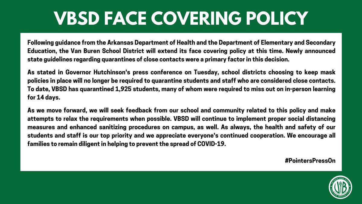 Van Buren School District tweet media