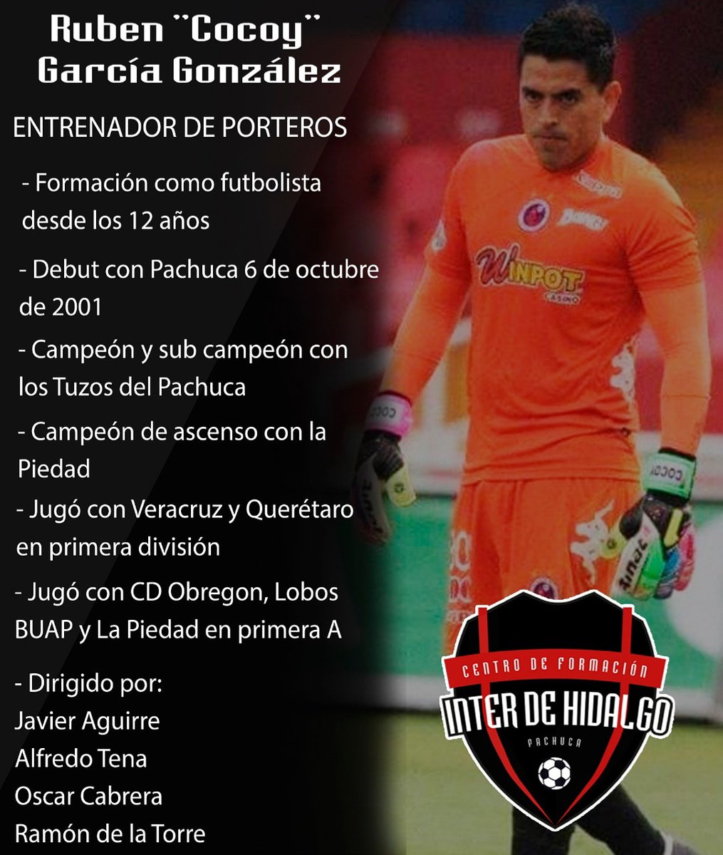 hidalgo_inter's tweet photo. En Inter de Hidalgo aperturamos la formación integral para los porteros 🧤
Edades desde los 5 hasta los 16 años. Varonil y Femenil
¡Inscribete ya! 📲✅
#EstoEsInter 🔴 ⚫
#YoSoyInter
#SOYINTERFEMENIL
#SoyPorteroInter https://t.co/4ZhCaoSwAO