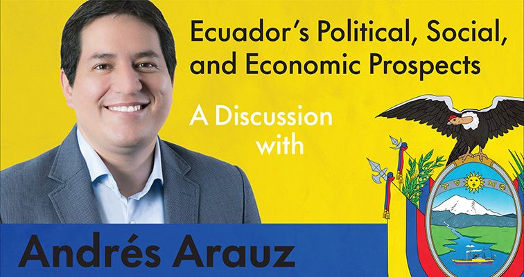 Soka's International Studies Concentration and the Inequality &amp; Policy Research Center, Claremont Graduate University invite you to discuss Ecuador's political, socials, and economic prospects with Andres Arauz on April 1 (5:15pm PDT). Register here: buff.ly/3swKb61