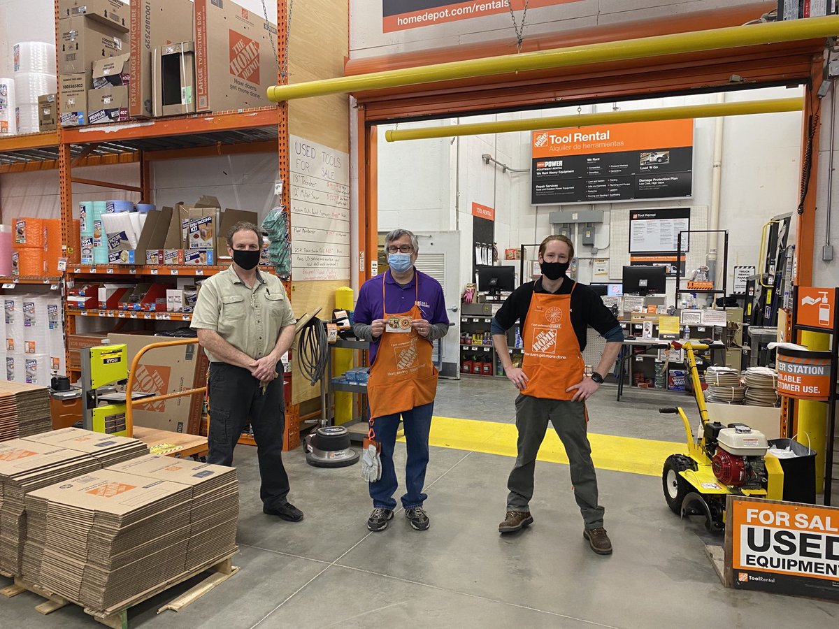 JennNJM's tweet photo. Great times in 953 as we celebrate Apex and our Rental team for rental week, Danielle for living our values and GET-ting involved and Jeff with his “cool” new HVAC mask for driving HVAC sales. 🙌 ⁦@DrewTravia⁩ ⁦@tmccarthy095⁩ https://t.co/yBA24Vrqo4