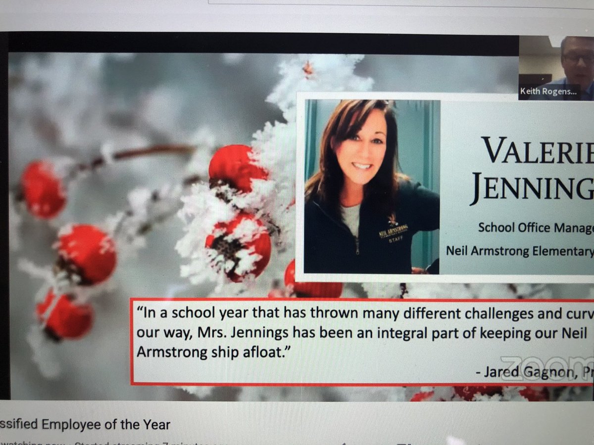 NAESeagles's tweet photo. Thank you Mrs. Jennings for all you do for our school! We appreciate you! @NAESeagles #classifiedEagleoftheyear https://t.co/A5OYzo0TnK