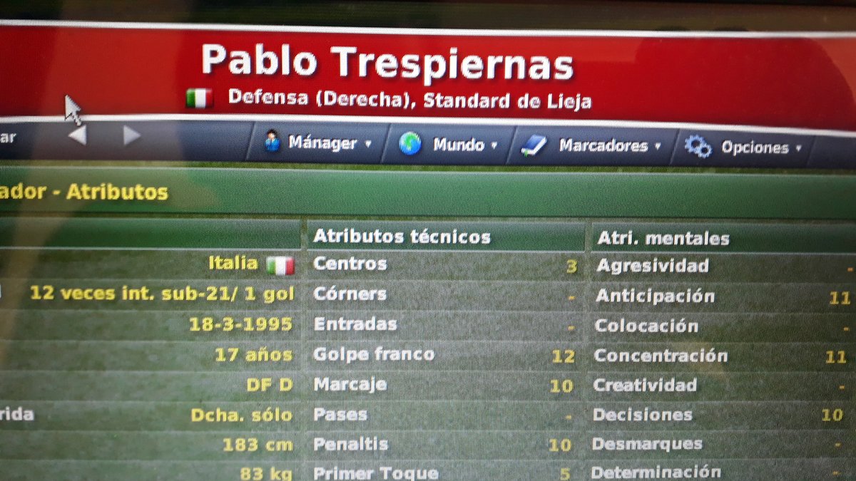 DonLaugas's tweet photo. @FM_Argentina Perdí la partida de #FM07 y nunca pude saber con cuál le pegaba 👀 https://t.co/xwlZOk4CHr