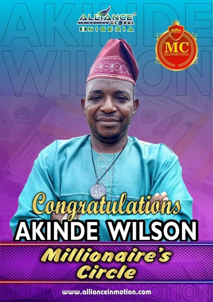 afos_ruby's tweet image. "There are no secrets to success. It is the result of preparation, hard work, and learning from failure."
CONGRATULATIONS to Mr. Akinde Wilson, our New Millionaire's Circle Member.
We are proud of you!