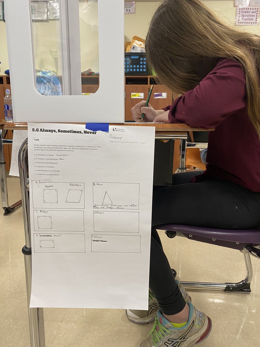 BigKatMath's tweet photo. A little geometry with @IllustrateMath and a tough game of Sumology, the game of equations. #MTBos https://t.co/R4bJ2W0f0N