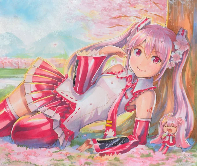オハヨーハヨー¶(⁄•˅̮•∖?)⁋
桜がとっても綺麗ですね〜♪

お茶の水〜新宿までの線路沿いがとっても素敵✨✨
癒される〜¶(⁄= ༥ =∖)⁋? ŧ‹"ŧ‹" 