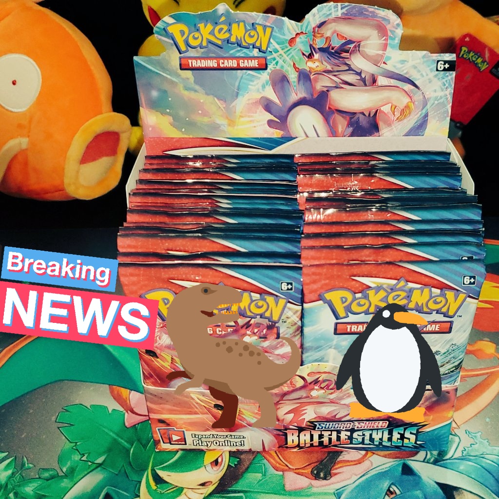 _PokeStop_'s tweet photo. #Pokemon Battle Styles #boosterbox #opening video coming soon! https://t.co/hqEFdcnCgE