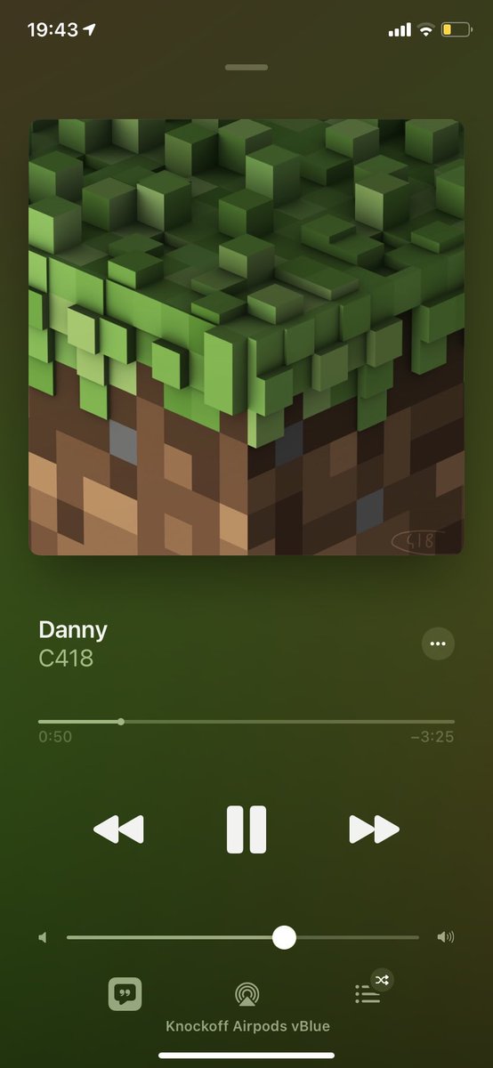 camtheman823's tweet photo. Someone better tell @dannygonzalez that there’s a song on the Minecraft OST dedicated for him getting into Minecraft 👀 https://t.co/L0Bk1P31cG