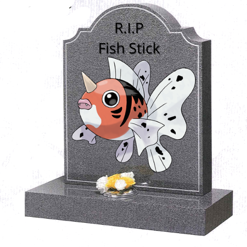 cyberpeach's tweet photo. Turning this into a thread for all our lost friends😭
I know I said you were useless out of frustration, but I didn't expect you to go so soon.... You will be missed
#RIPFishStick https://t.co/UGPq7B9Np3
