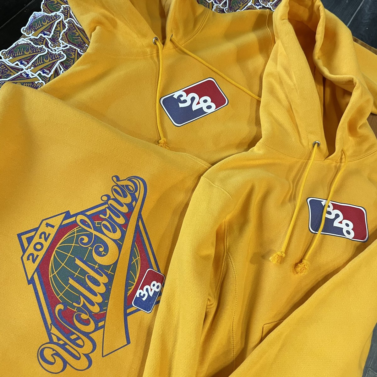 shop328south's tweet image. Our New “328 World Series” Hoodie Available in Store Now!
