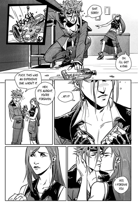 Reposting (most of) my #SeventhHeaven2021 fanarts on my main account

Day 3 "I forgive you"
#ReTi 
