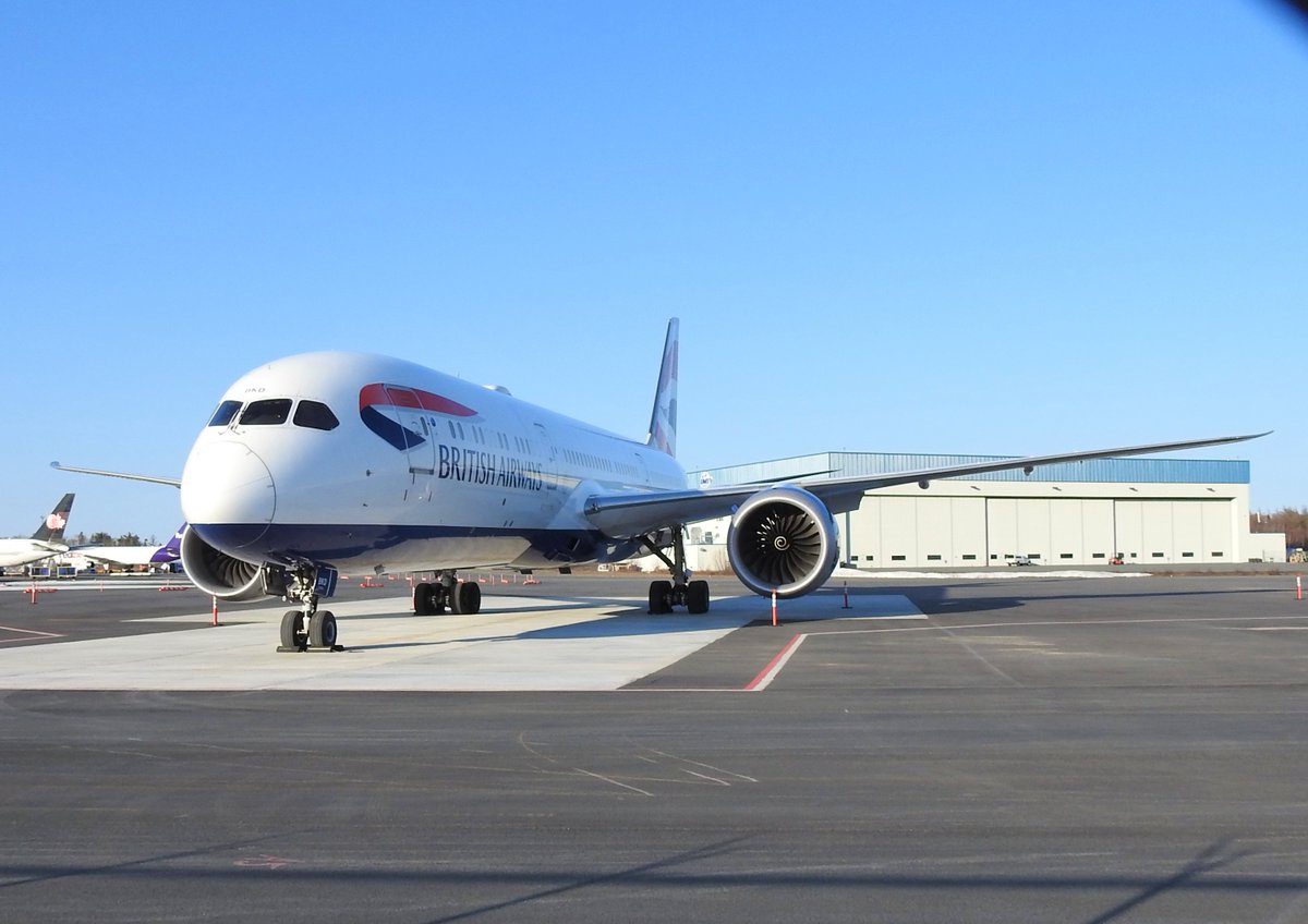 veryboeing's tweet photo. British Airways #B787 -9 #GZBKD CYHZ https://t.co/Jyc30vSBp6