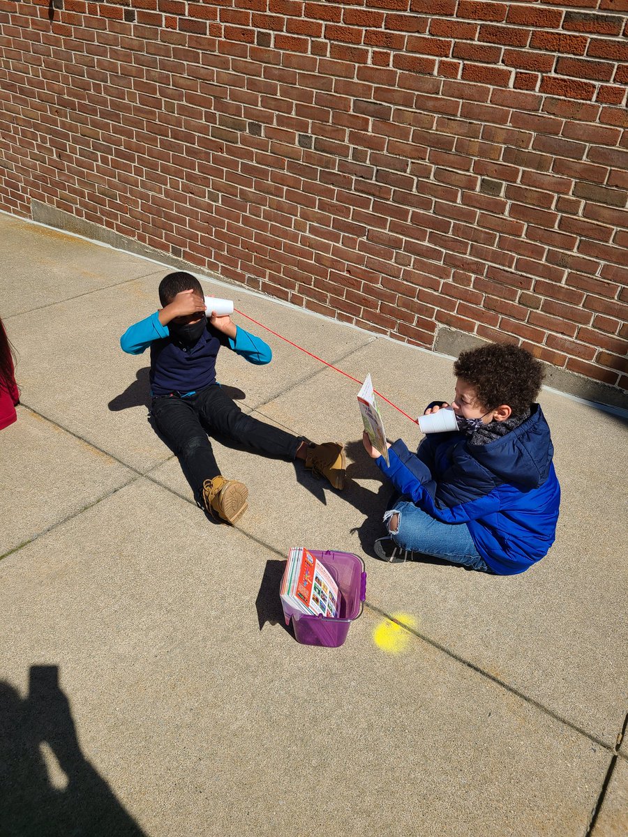 Pre_Kallday's tweet photo. @BASDFtHill @BethlehemAreaSD  @MissStellato Reading at a safe distance in first grade! https://t.co/WXMO48FM70