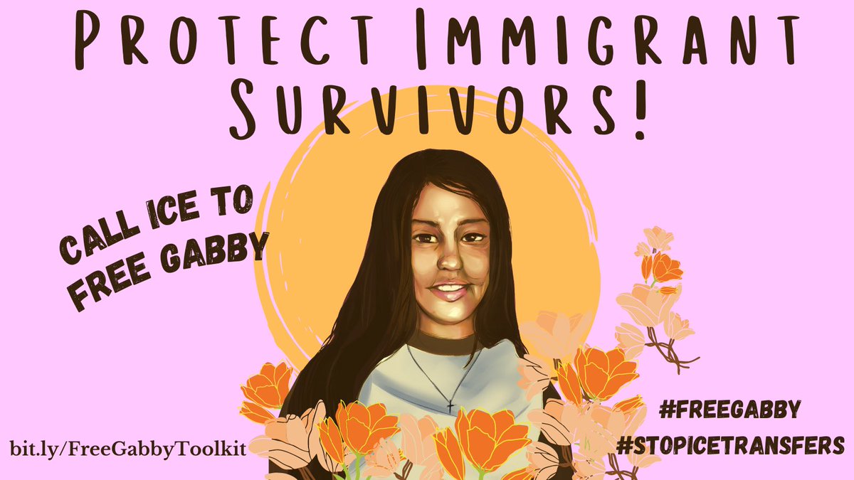 Today, at the end of #WomensHistoryMonth, Gov. @GavinNewsom cruelly allowed California’s prison system to work with ICE to detain Gabby Solano, an immigrant survivor of domestic violence. Take action to call ICE to #FreeGabby now! #ProtectImmigrantSurvivors