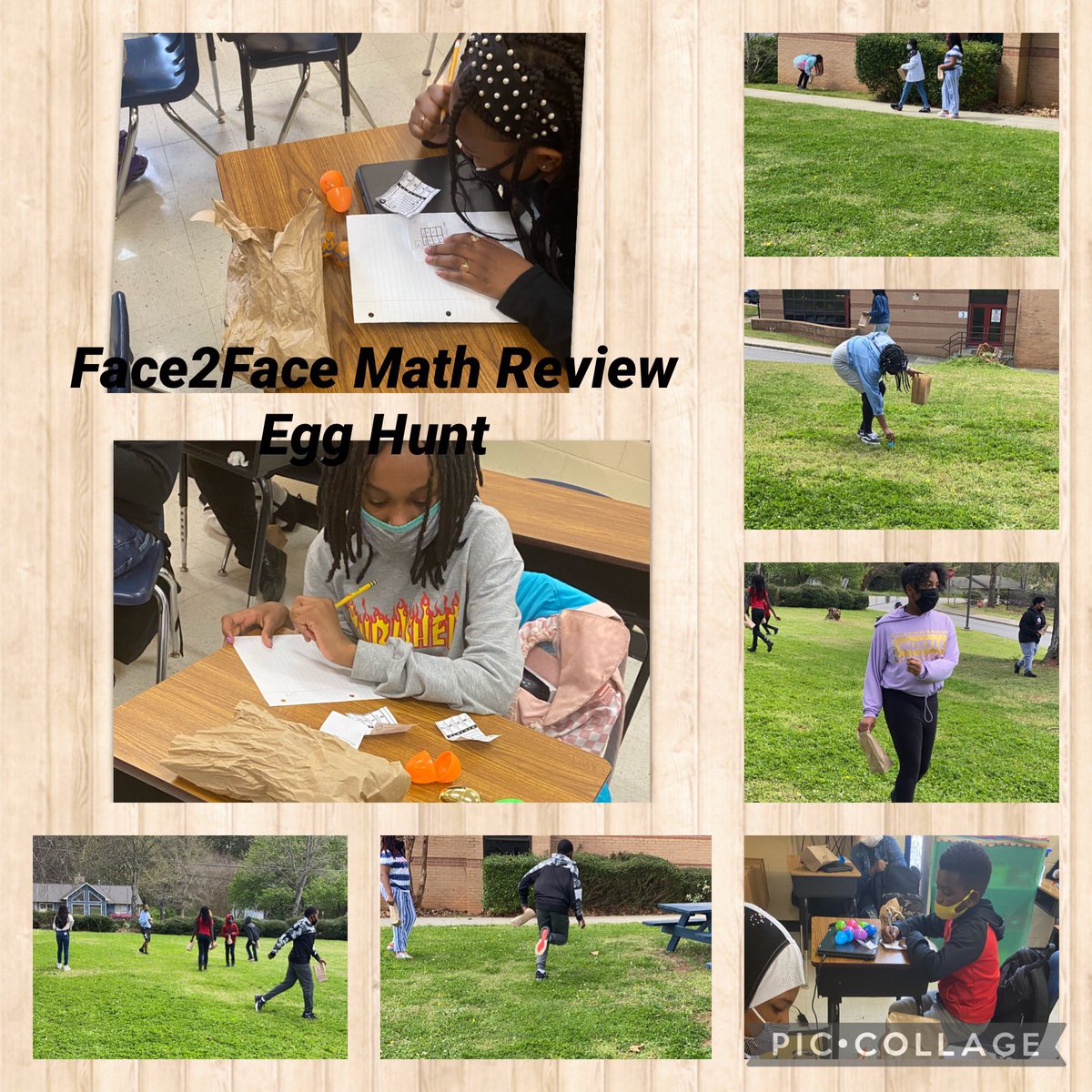 outtheboxedu's tweet photo. Had to make the egg hunt happen for both my face2face and remote students! @ecwestwildcats #mathegghunt #HappyEaster https://t.co/vnPcaf1QOE