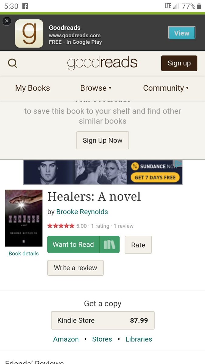 psubamit's tweet photo. Finally on Goodreads #goodreads #healers https://t.co/37wCcheIZX