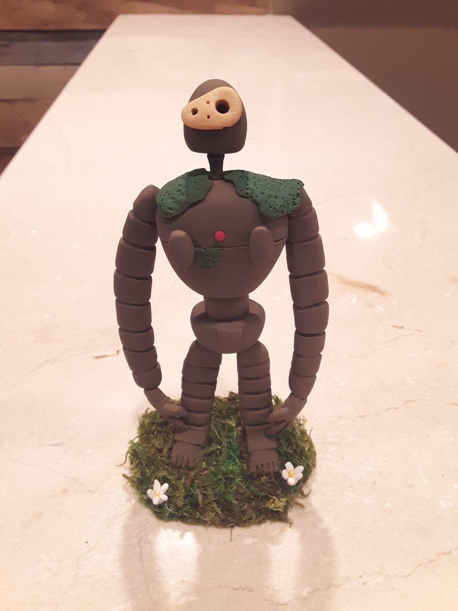 KumoClay's tweet photo. I made a new figure today🤖
it's the robot from Castle in the Sky!

#ghibli #StudioGhibli #ジブリ #castleinthesky https://t.co/N4387xNb5e