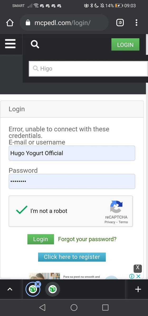 my hugo login