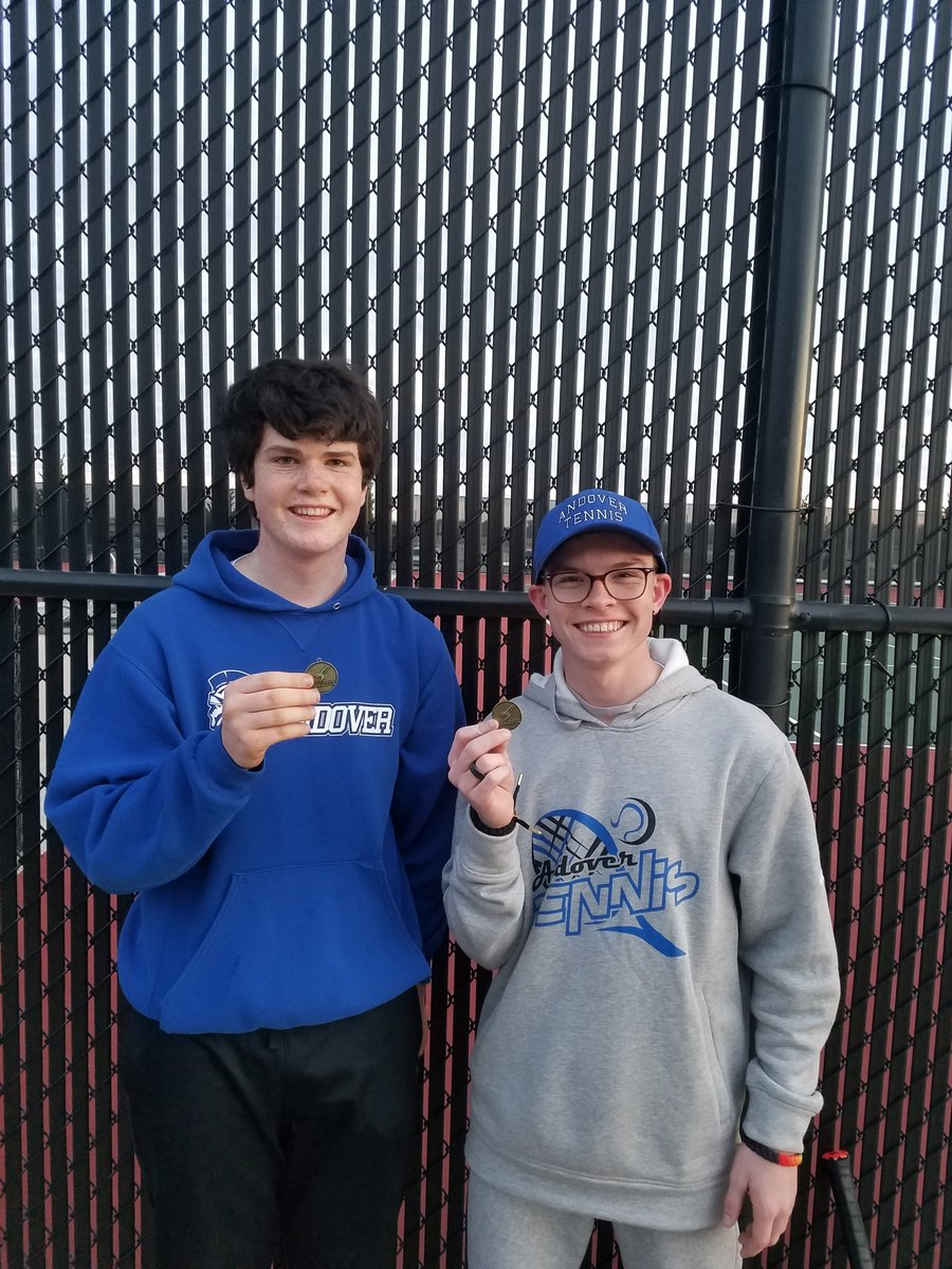 Hudson Benjamin/Jack Schaefer 1st place at #2 doubles in Valley Center! #ahstrojanfam